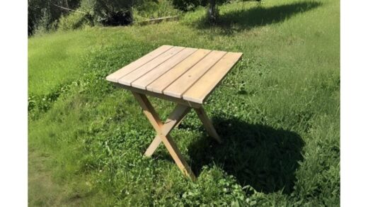 Greitai pastatykite sodo stalą