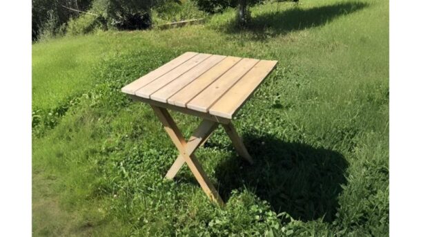 Greitai pastatykite sodo stalą