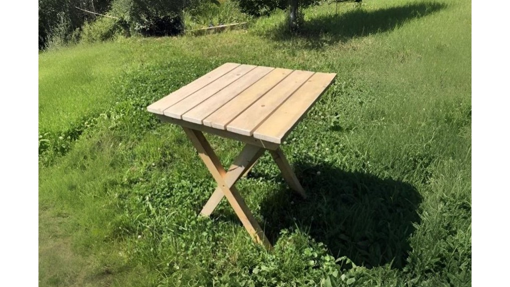 Greitai pastatykite sodo stalą
