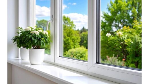 išvalyti plastikinę palangę