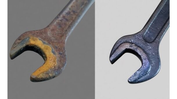 nuvalyti rūdis nuo metalo