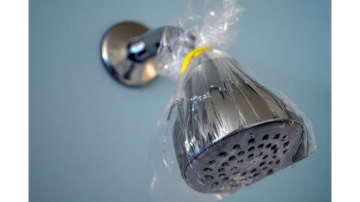 Išvalyti dušo galvutę jos neišardant