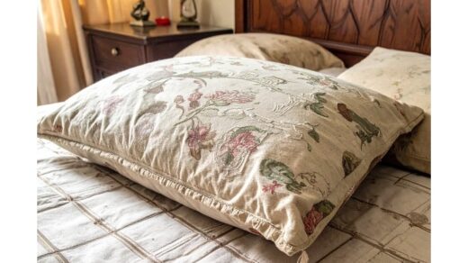 neišmeskite senų pagalvių užvalkalų