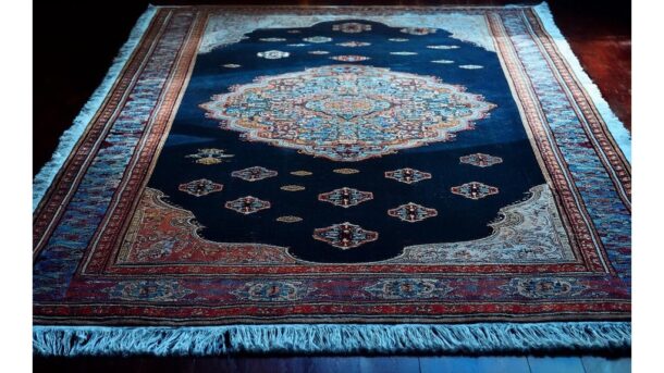 Aš pabarstau kilimą krakmolu