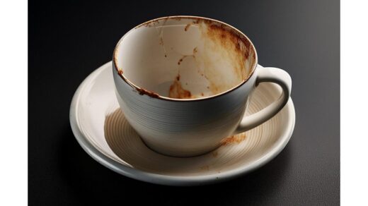 neliko jokių kavos dėmių