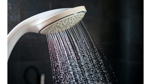 pašalinti kalkių nuosėdas nuo dušo galvutės