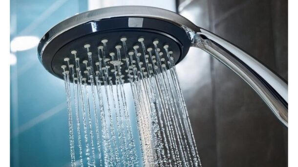 dušo galvutės kalkių nuosėdų šalinimo metodas