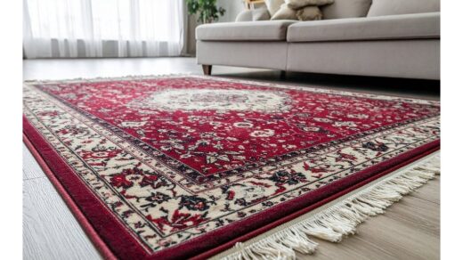 Kilimas be dėmių ir dryžių